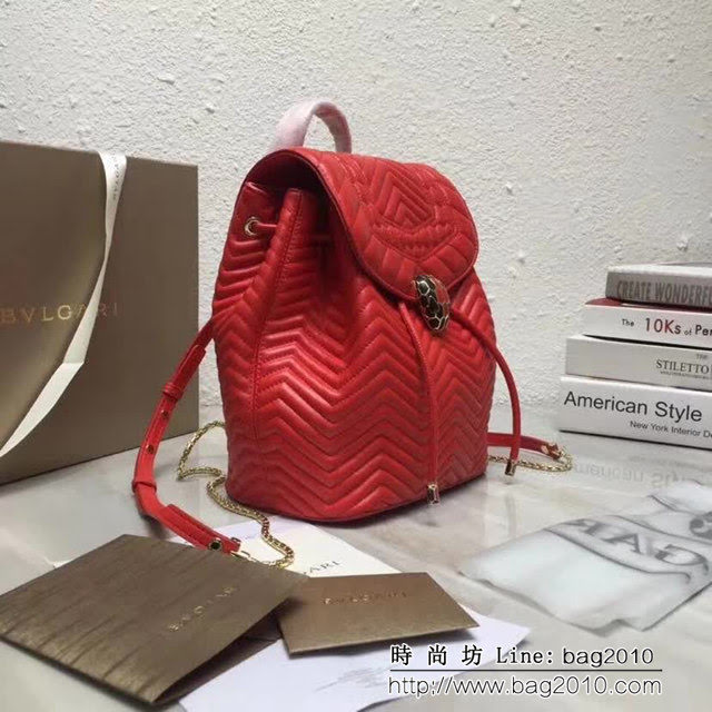 BVLGARI寶格麗 專櫃新款 迷你背包 可拆卸雙肩背帶 可手提斜挎 288537 FYD1412